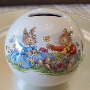 Bunnykins 1936 Royal Doulton (UK) Porcelain Bank